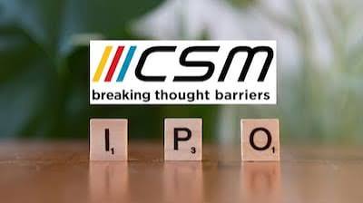 CSM Technologies IPO Opens for Subscription Today